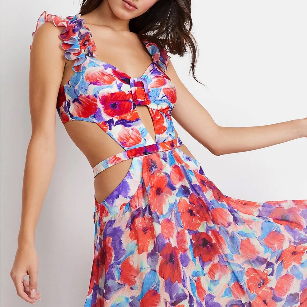 ISO PatBo Violet Cutout Beach Dress (I do NOT OWN)